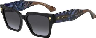 Etro 0128/S Ipa(Gb) Zonnebril - Dames - Zonnebrillen - Bruin - 55 MM - Leer - Accessoires
