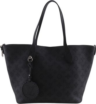Louis Vuitton Black Noir Monogram Mahina Leather Tote Bag (Pre-Owned)