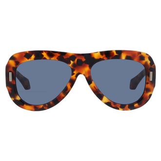 Ferragamo Blue Oval Ladies Sunglasses SF2029SE 240 57