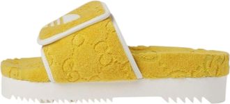 adidas (WMNS) adidas x Gucci GG Platform Sandal Yellow 702398UU0107171