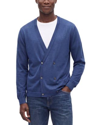 Corneliani CC Collection Double-Breasted Cardigan