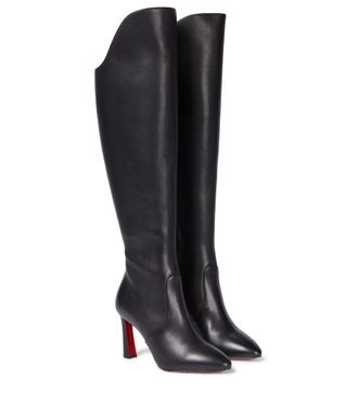 Christian Louboutin Eleonor Botta 85 leather knee-high boots