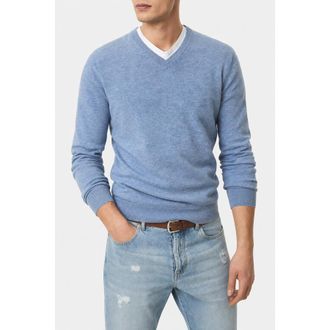 Brunello Cucinelli MenS Light Blue Wool Sweater, Size 46