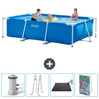 Intex Piscina Con Estructura Rectangular - 300x200x75 Cm - 7-piezas Scb128