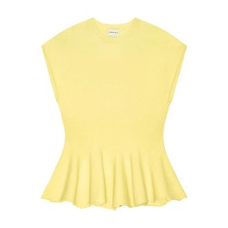 Birgitte Herskind Dames, Tops, Geel, Maat: L Viscose