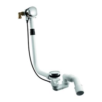 Ideal Juego De Desag&uuml;e / Rebosadero Ids Para Ba&ntilde;era Normal Multiplex Trio Cromo
