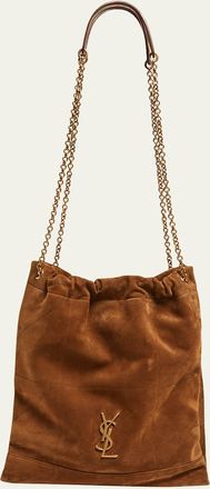 Saint Laurent Jamie 4.3 YSL Pochon Shoulder Bag in Suede