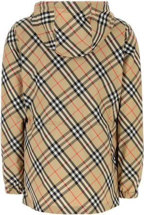 Burberry Womens Printed Polyester Jacket Sandipcheck Exterior: Giacche E Gilet