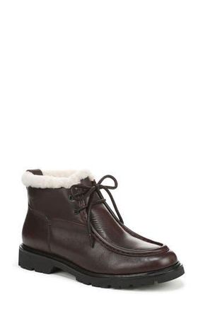 Vince Sierra Genuine Shearling Boot in Chili Brown at Nordstrom Rack, Size 8
