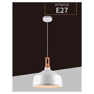 Trade Shop Trade Shop Traesio - Trade Shop - Lampadario A Sospensione Stile Industriale In Metallo Pendente A Coppa E27 A93 - Blanco