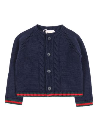 Gucci B L/S Cardigan Wo Plain St W
