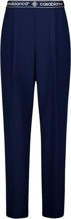 Casablanca Straight Broeken - Dames - Straight fit broeken - Blauw - S - Broeken