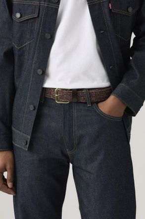 Levi's Cintur&oacute;n de tejido el&aacute;stico - Hombre - 85 - Rojo / Burgundy Heather