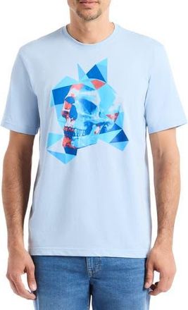 Robert Graham Diamond Skull Graphic T-Shirt in Chambray at Nordstrom Rack, Size X-Large