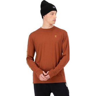 Mons Royale Yotei Classic Long-Sleeve Shirt - Mens in Sienna at Nordstrom, Size Large