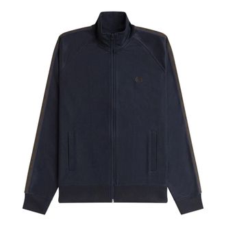 Fred Perry Zip-throughs - Heren - Vesten met rits - Blauw - S - Hoodies & sweatvesten