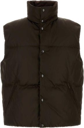 Prada Brown Mock Collar Jacket