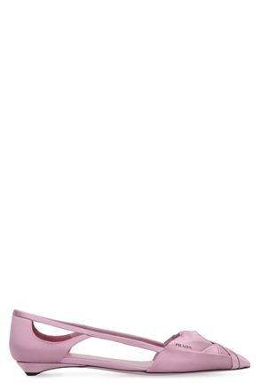 Prada Roze Satijnen Ballerinas