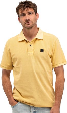 Butcher of Blue Gele polo Butcher of blue katoen