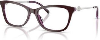 Tory Burch 55mm Square optical glasses in Violet at Nordstrom