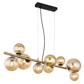 Globo Lighting L&aacute;mpara Colgante - Riha - Dorado - Vidrio - Gran L&aacute;mpara