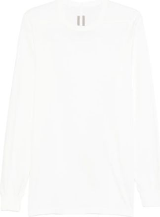 Rick Owens T-shirt Level a maniche lunghe - Bianco