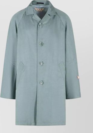 Marni lyocell trench coat raglan sleeves