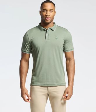 Psycho Bunny Mens Bryce Performance Pique Polo 313 SEA SPRAY / XXL