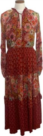 Tolani Womens Sherah Dress In Ruby