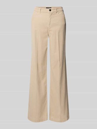 Marc Cain Wide Fit Cordhose mit Lyocell-Anteil in Sand, Gr&ouml;&szlig;e 40