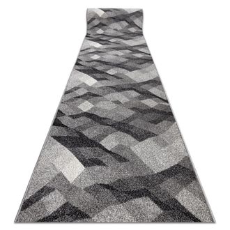 RugsX RugsX Silver Palanga Runner in Grey | Size: 100 cm x 430 cm
