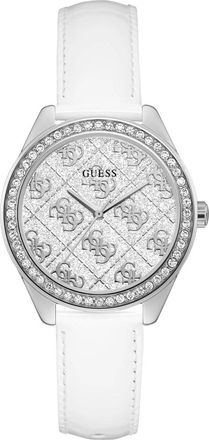 Guess Elegante Dameshorloge - Dames - Horloges - Wit - ONE Size - Leer - Accessoires