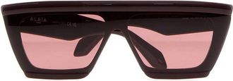 Alaia Womens Purple Acetate Sunglasses Redredred Exterior: Occhiali Da Sole