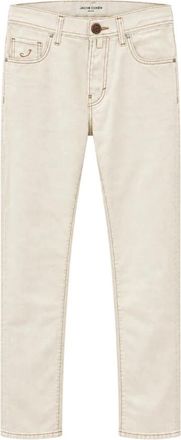 Jacob Cohen Rechte jeans - Heren - Regular Fit Jeans - Beige - W37 - Denim - Jeans