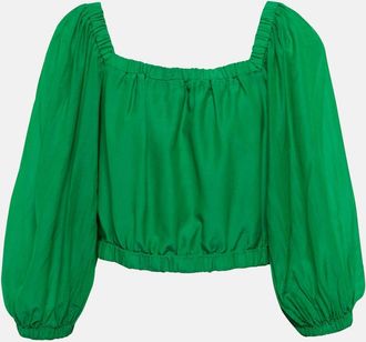 Velvet Cotton and silk top