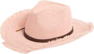 BCBGeneration Packable Knit Cowboy Hat in Blush at Nordstrom Rack