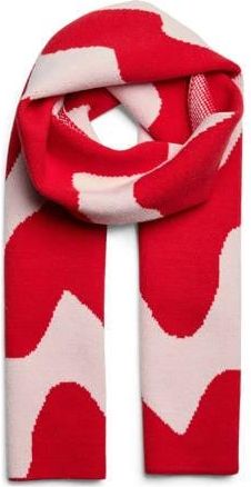 Pieces sjaal PCRULIE rood/lichtroze