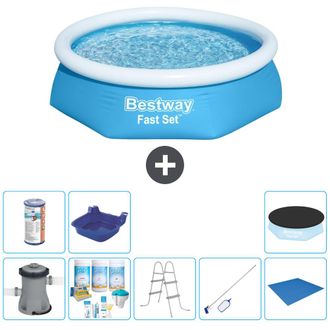 Bestway Piscina Bestway Fast Set Redonda - 244x61 Cm - 8-piezas S21403
