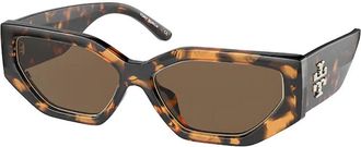 Tory Burch TY9070U 151973 Womens Sunglasses Tortoiseshell Size 55
