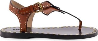 Isabel Marant Sandalen Brandy - Dames - Sandalen - Bruin - 37 EU - Leer - Schoenen