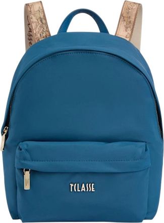Alviero Martini 1A Classe Nylon Rugzak - Dames - Rugzakken - Blauw - ONE Size - Nylon - Tassen