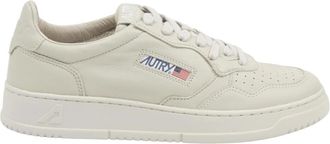 Autry Medalist Low Sneakers - Heren - Sneakers - Beige - 40 EU - Leer - Schoenen