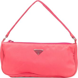 Prada Pre-owned Womens Reedition 2000 Shoulder Bag - Light Pink Nylon - One Size