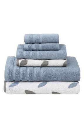 Modern Threads Yard Dyed 6-Piece Towel Set in Blue at Nordstrom Rack, Size 6 Piece Set