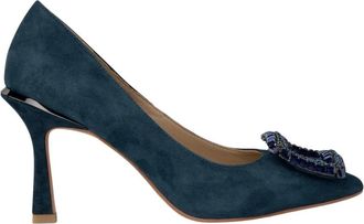 Alma En Pena Hoge hak schoen broche - Dames - Pumps - Blauw - 40 EU - Schoenen