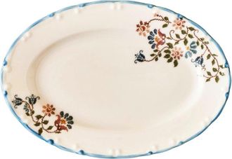Bella Maison Set Of 2 Vintage Oval Porcelain Serving Platters