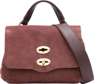 Zanellato Bordeaux Structured Leather Shoulder Bag