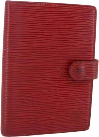 Louis Vuitton Pre-owned Leren Home-Office - Dames - Vintage Accessoires - Rood - ONE Size - Leer - Vintage