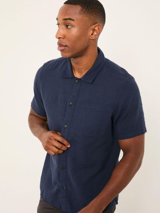 Fat Face FatFace Bugle Navy Short Sleeve Shirt