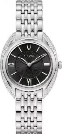 Bulova Womens 96R252 Ladies Classic Watch - Silver - One Size